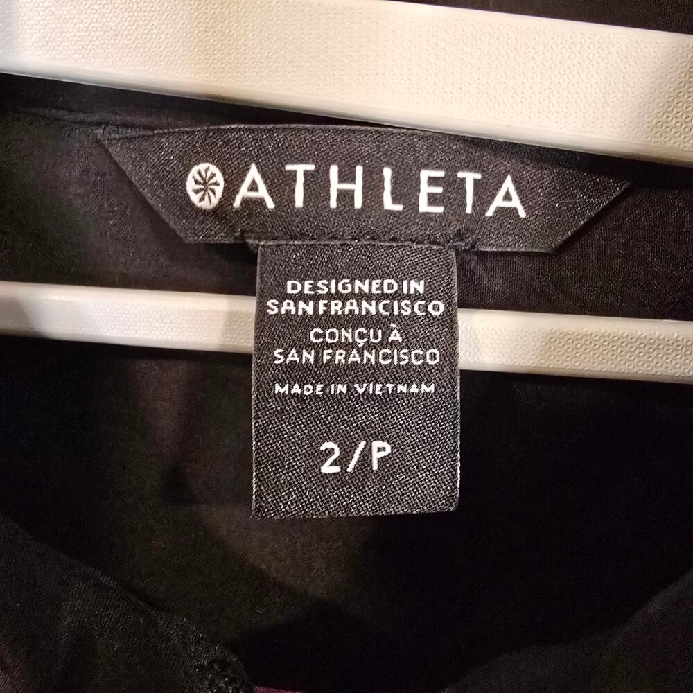 NEW NWT Women's Athleta Brooklyn Heights Wide Leg Jumpsuit Black | Size 2 Petite - Picture 12 of 13